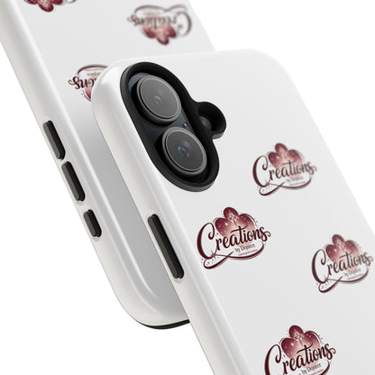 Logo Pattern Tough Phone Case — Creations Repeat Design