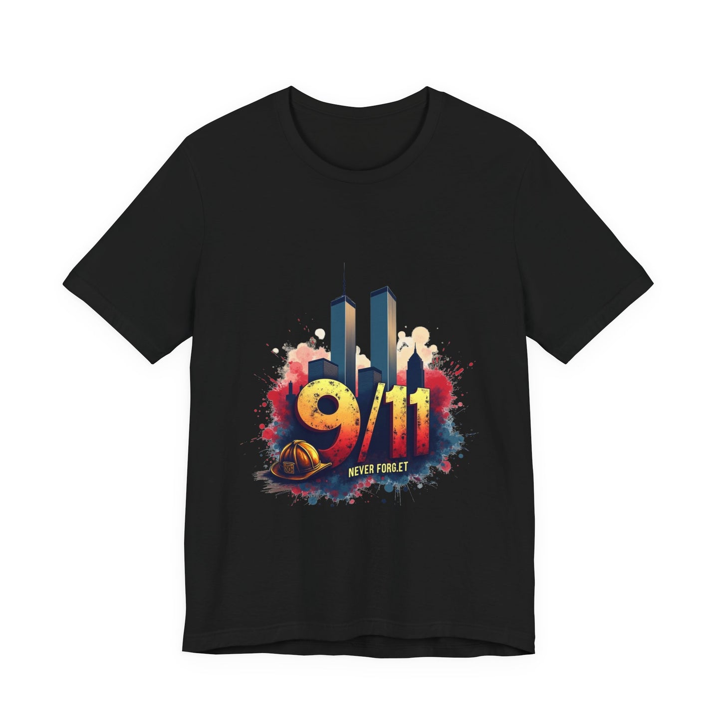 9/11 Memorial T-Shirt — Never Forget Tribute Tee