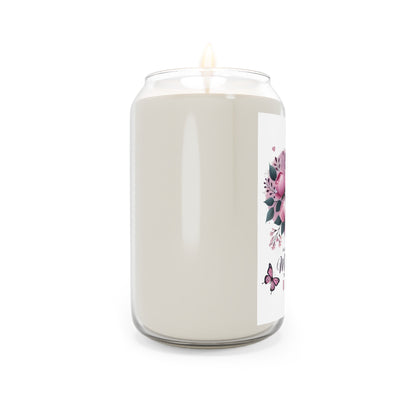Mother’s Day Scented Soy Candle 13.75oz — “Happy Mother’s Day To The Best Mom Ever I Love You” Floral Jar