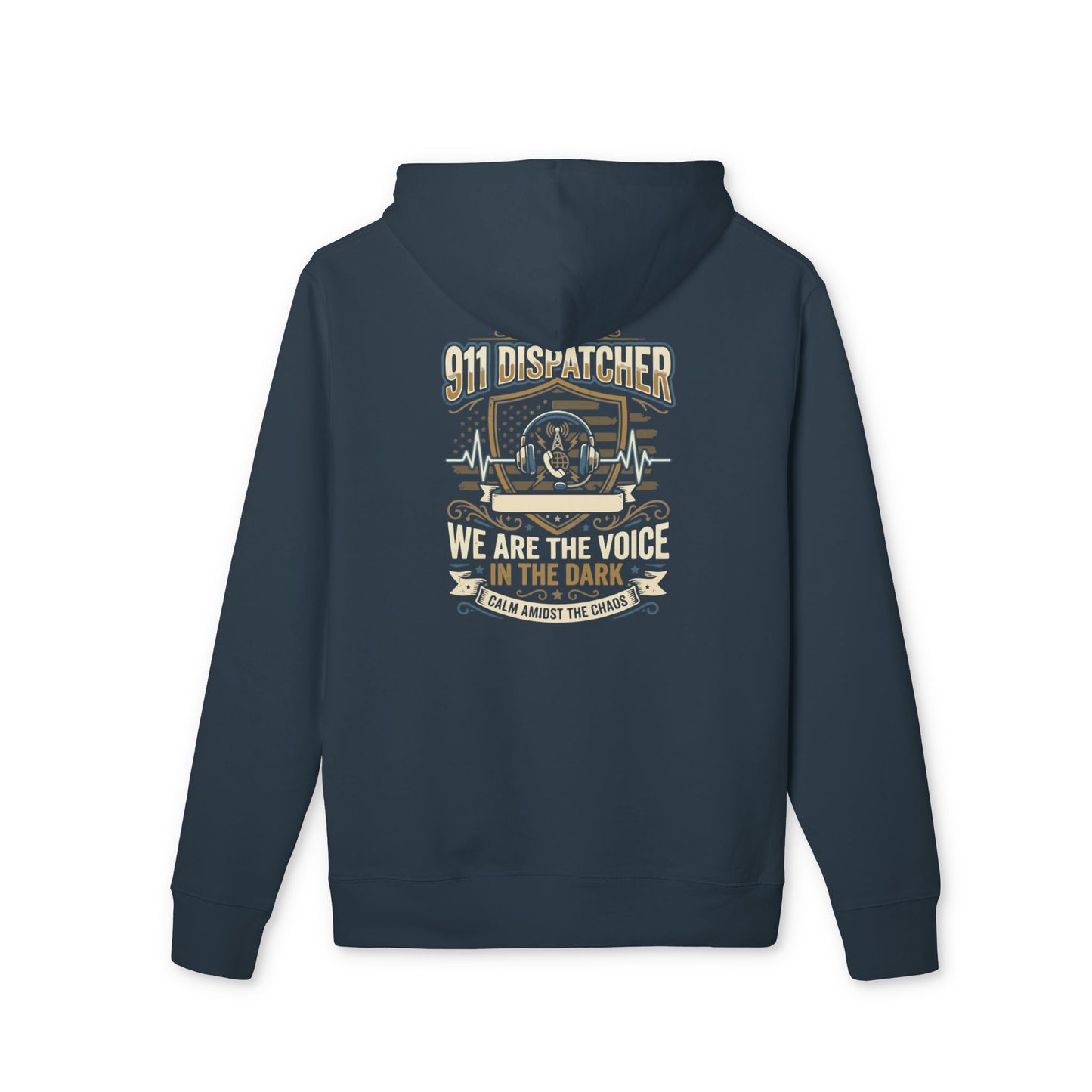 Dispatcher Hoodie - “911 Dispatcher We Are The Voice in the Dark” Emergency Services Pullover