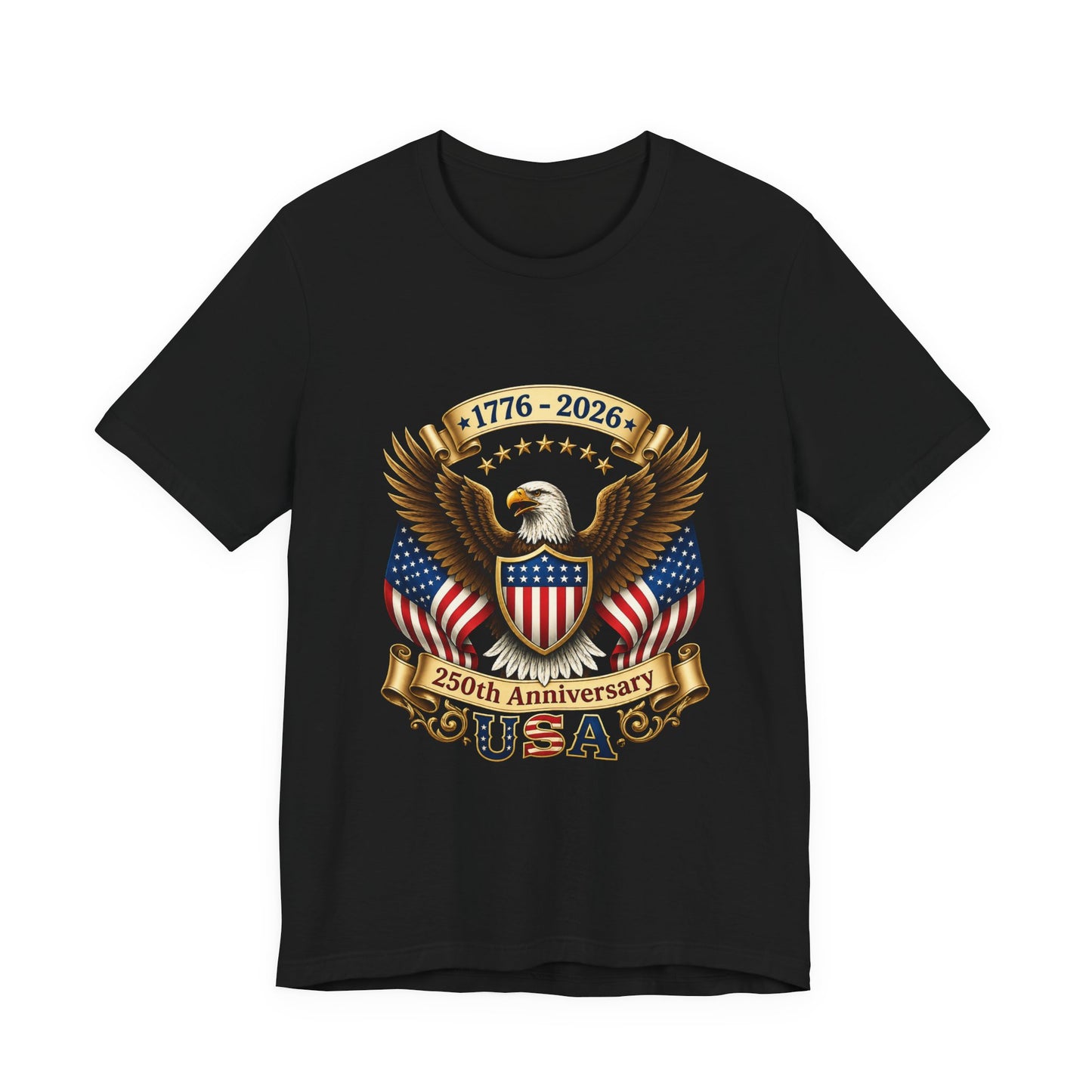 250th Anniversary USA Eagle T-Shirt — 1776–2026 Patriotic Tee