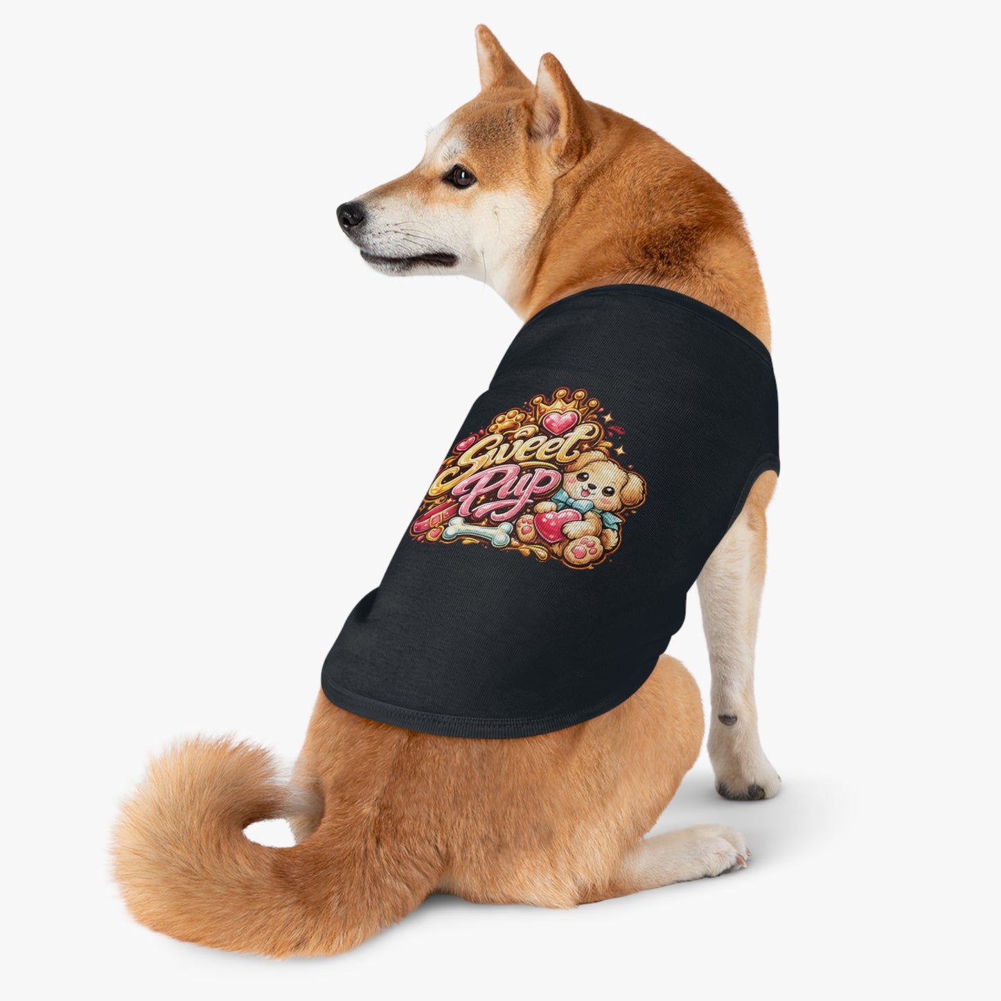 Sweet Pup Dog Tank Top — Cute Puppy Graphic Pet Tee