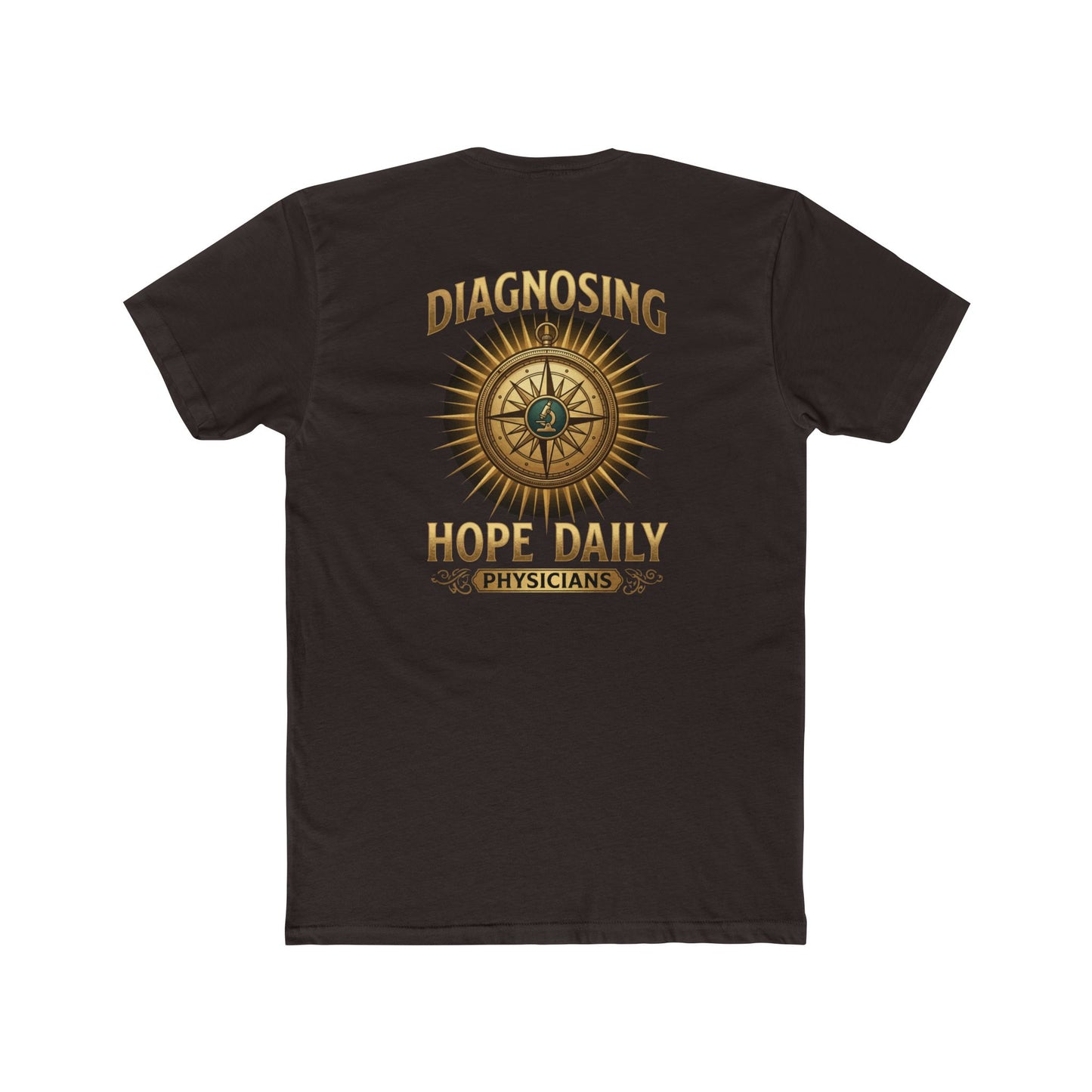 Diagnosing Hope Daily Physicians T-Shirt — Compass Medical Tee for Doctors