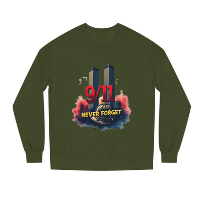9/11 Never Forget Sweatshirt — Twin Towers Memorial Crewneck