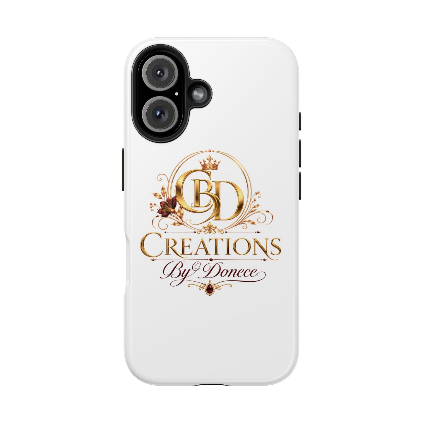 BD Creations By Donece Elegant Logo Tough Phone Case — Protective iPhone Cover