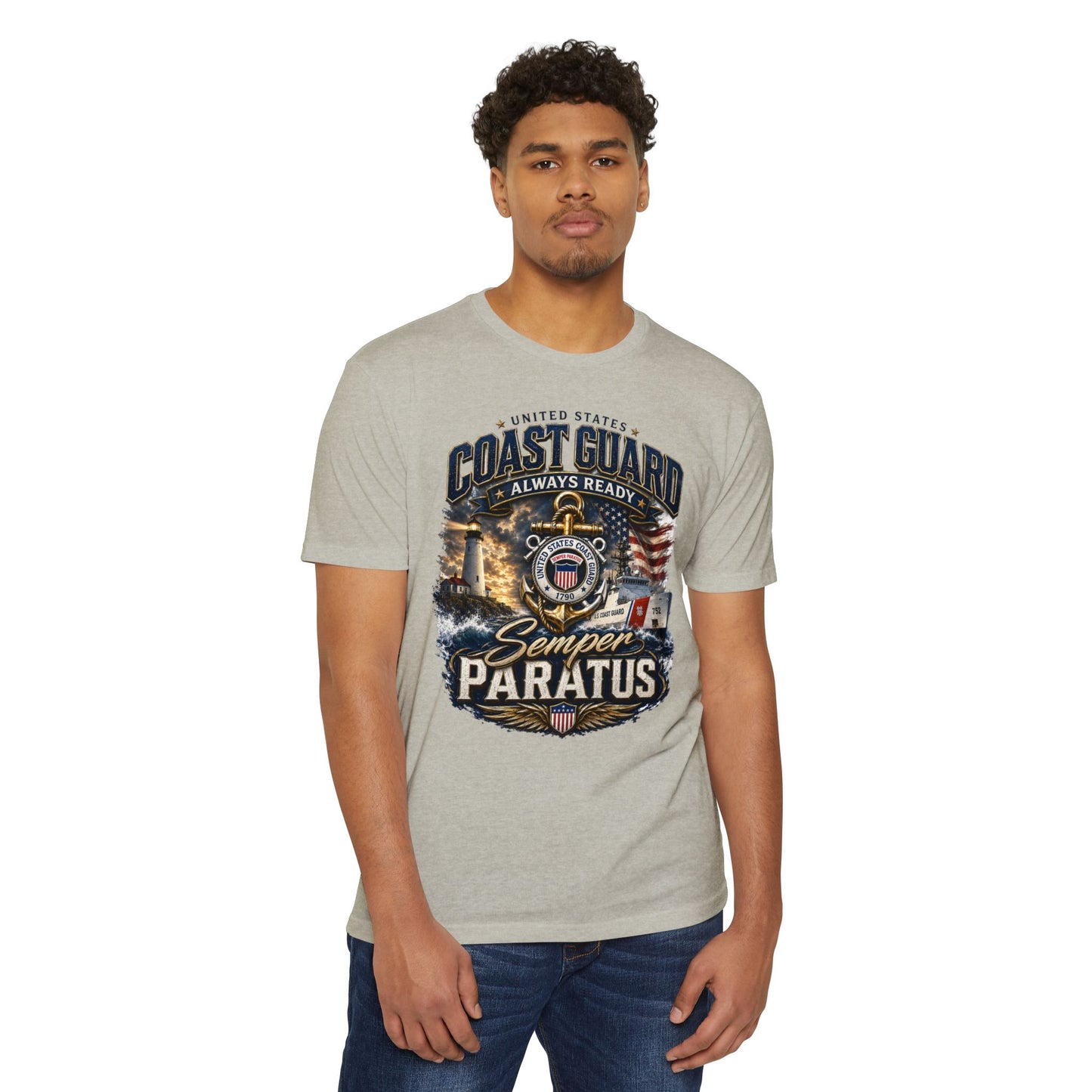 Coast Guard Semper Paratus T-Shirt – U.S. Coast Guard Veteran Tee