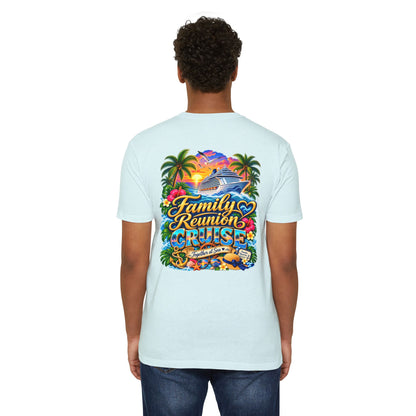 Family Reunion Cruise T-Shirt — Tropical Cruise Crew Tee