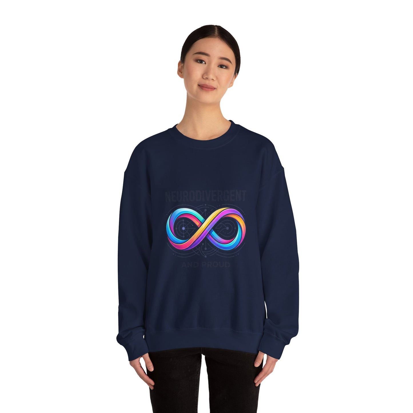 Neurodivergent and Proud Sweatshirt | autistic pride, identity-first