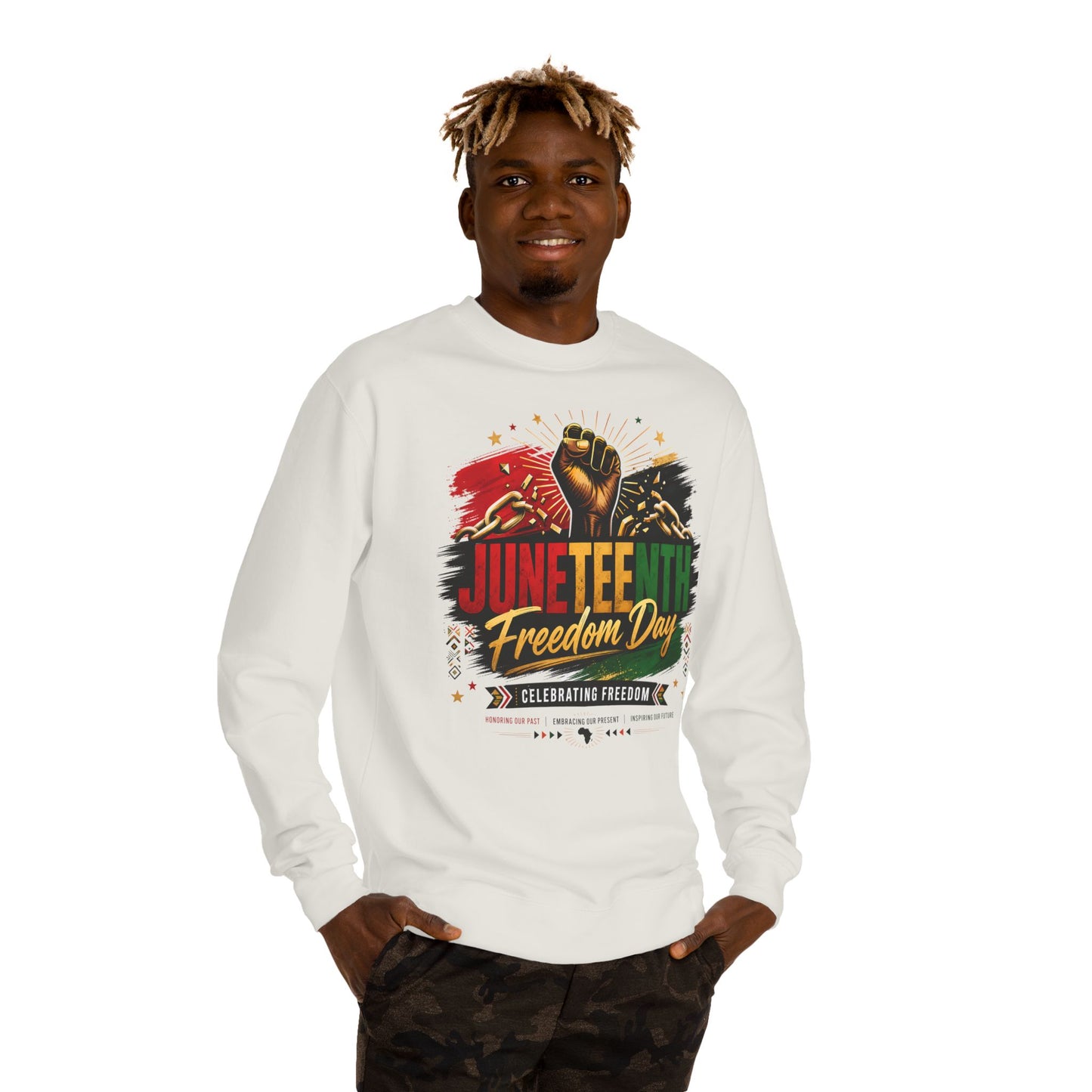Juneteenth Freedom Day Sweatshirt — Celebrating Freedom Crewneck