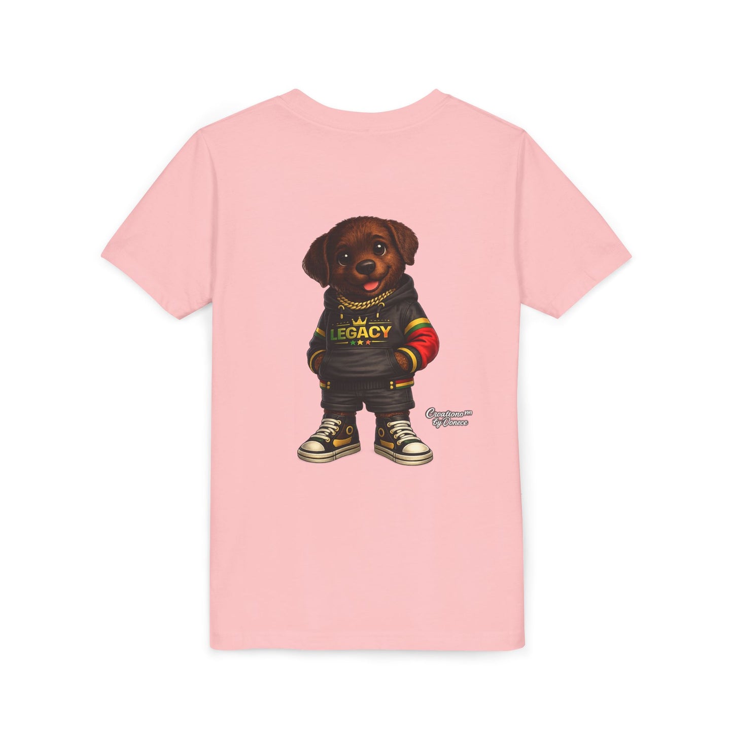 Youth Dog Tee — 'Legacy' Streetwear Puppy Graphic Shirt