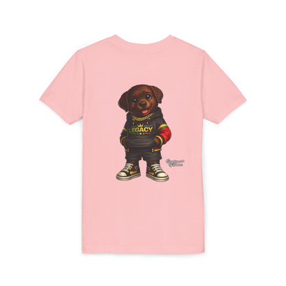 Youth Dog Tee — 'Legacy' Streetwear Puppy Graphic Shirt