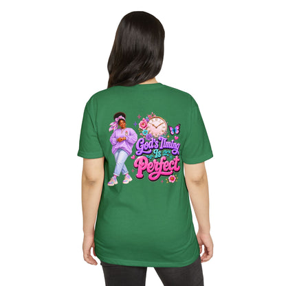 God's Timing Is Perfect T-Shirt — Faith-Inspired Inspirational Tee