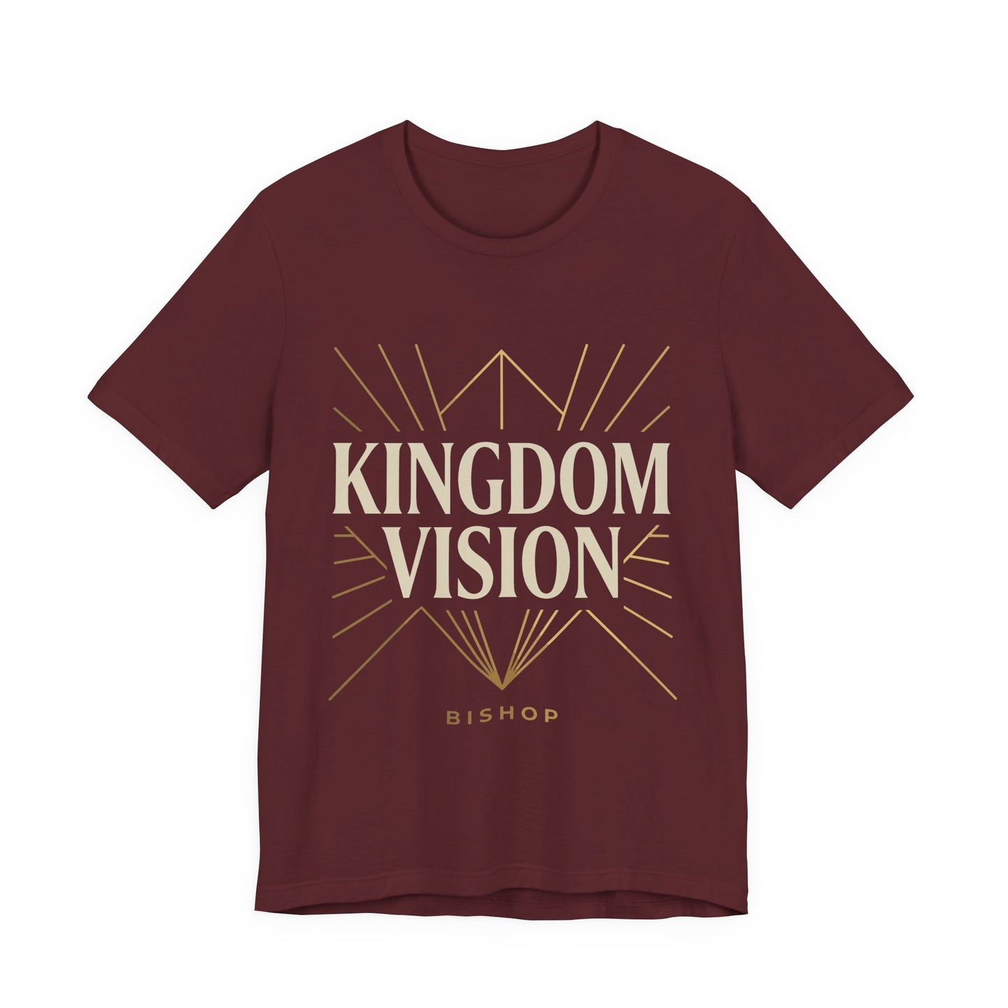 Kingdom Vision Tee — Inspirational Christian T-Shirt ("Bishop")