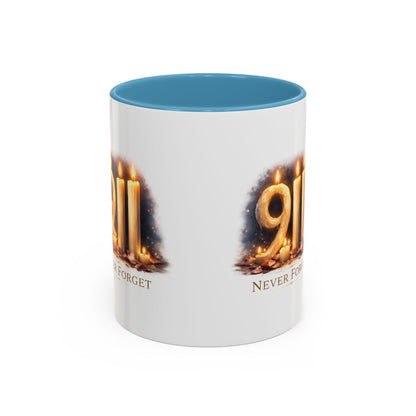 9/11 Never Forget Memorial Coffee Mug