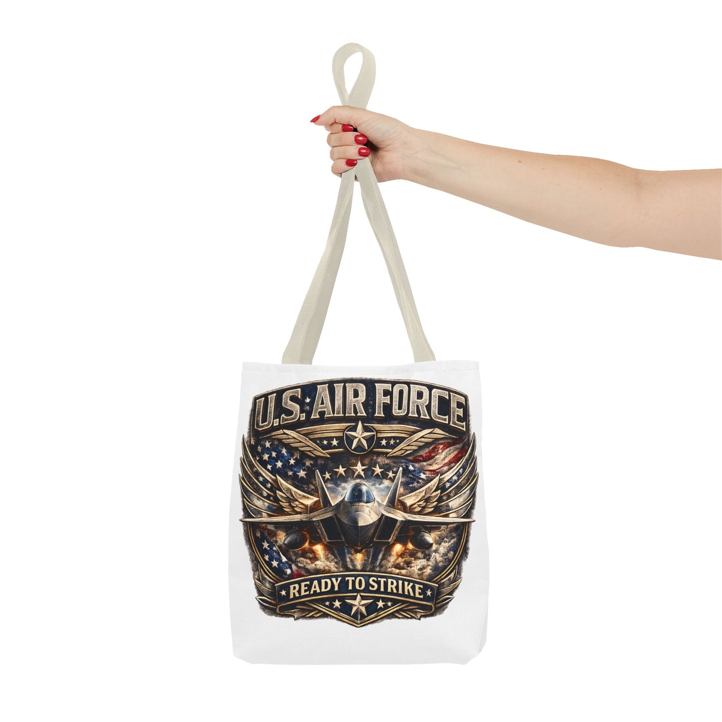 U.S. Air Force "Ready to Strike" Tote Bag