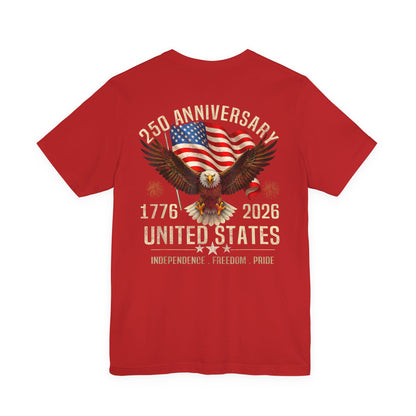 250th Anniversary United States Eagle T-Shirt – 1776–2026 Patriotic Tee