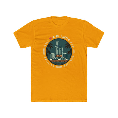 Orlando Fountain Retro Graphic Tee — I  Orlando Travel T‑Shirt