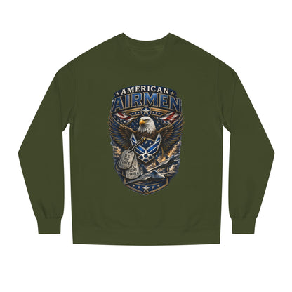 American Airmen Eagle Sweatshirt — Patriotic Air Force Crewneck