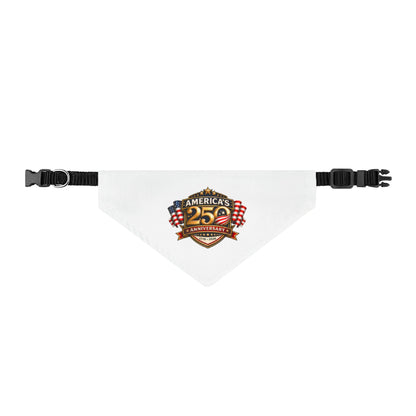 America's 250th Anniversary Clip-On Pet Bandana — Patriotic Dog/Cat Collar Accessory