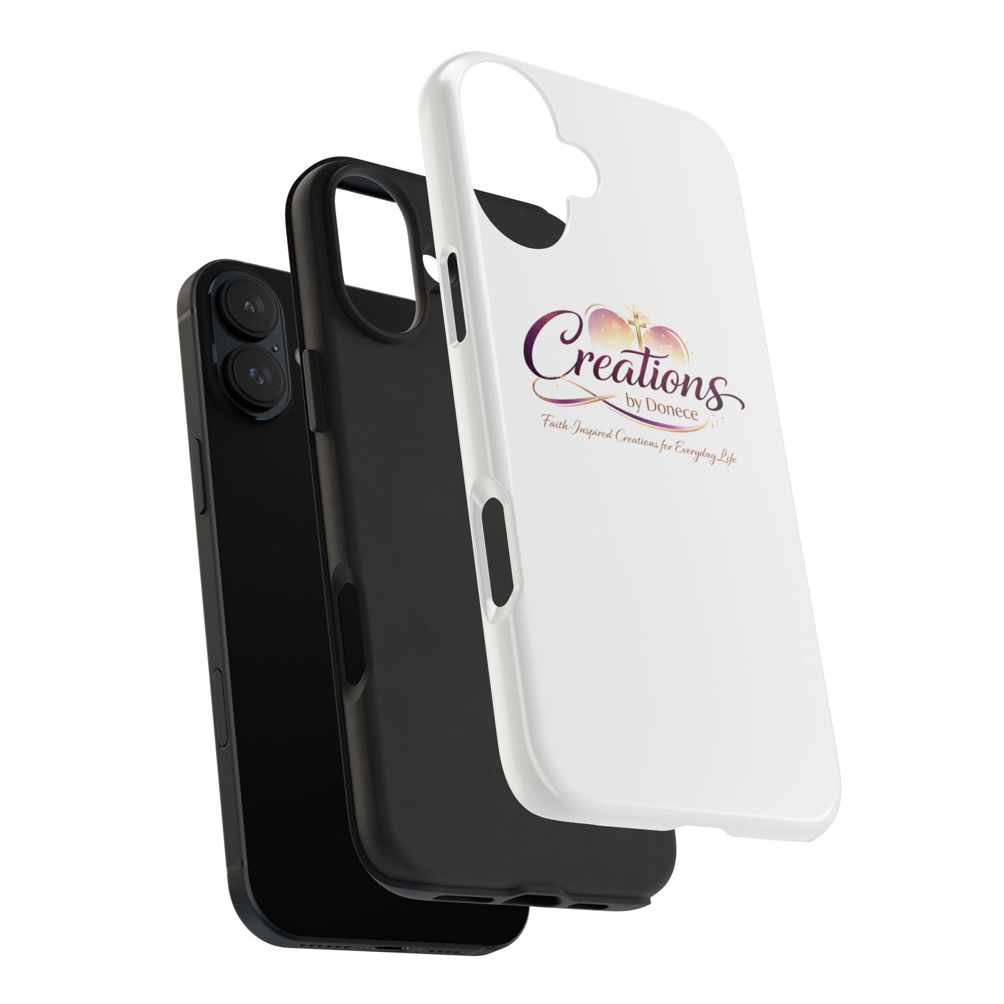 Tough Phone Case - "Creations by Donece" Logo Protective Cover