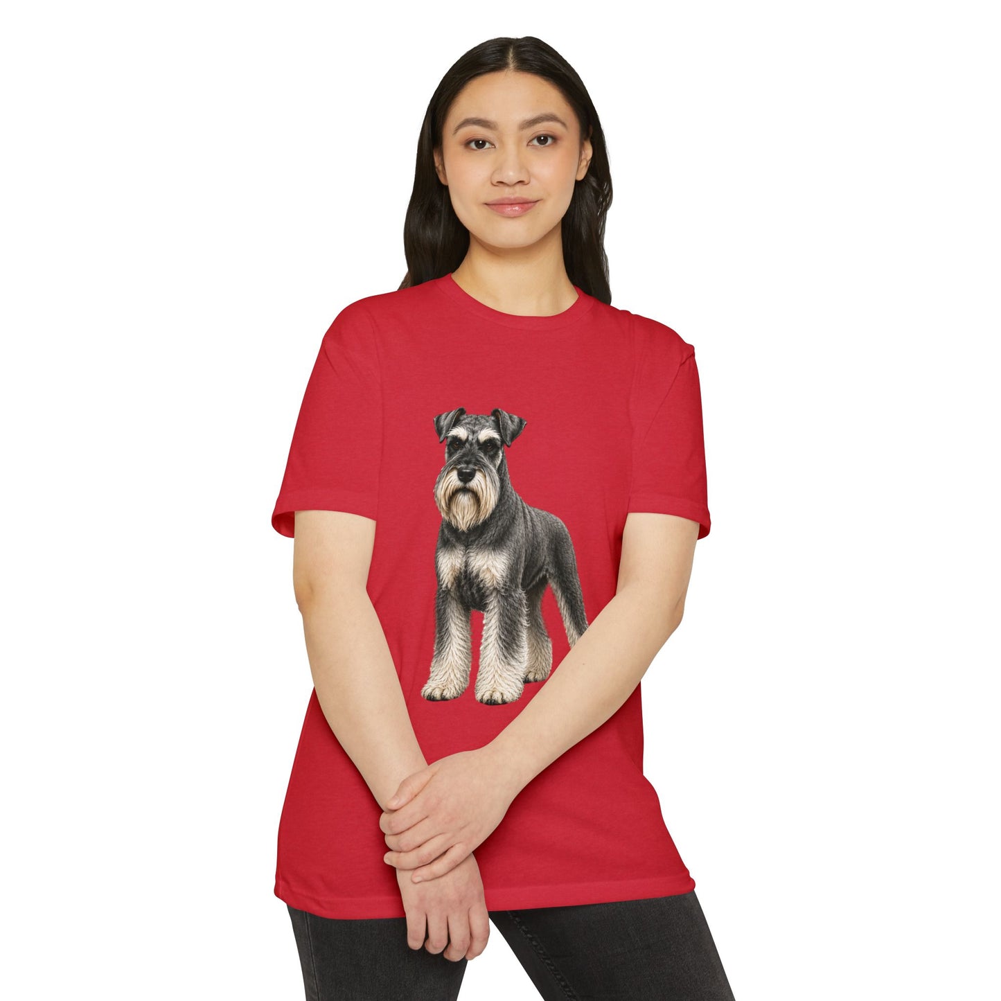 Schnauzer Dog T-Shirt — Realistic Schnauzer Graphic Tee for Dog Lovers