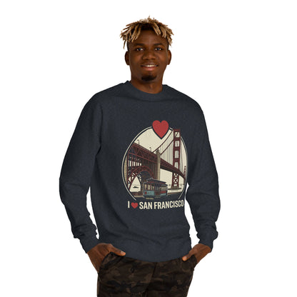 San Francisco Sweatshirt – I  San Francisco Golden Gate Bridge Crewneck