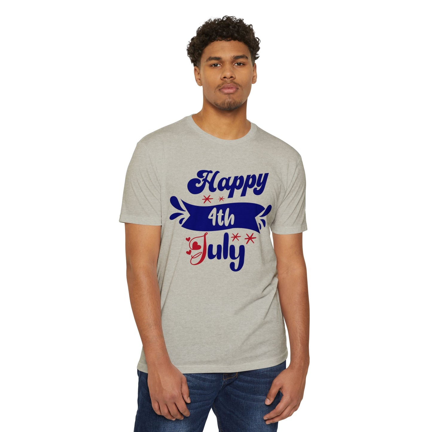 Happy 4th of July T-Shirt — Patriotic Independence Day Tee