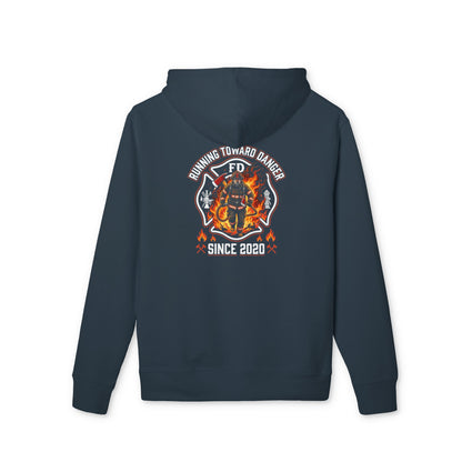 Firefighter Hoodie — "Running Toward Danger" FD Since 2020 Pullover