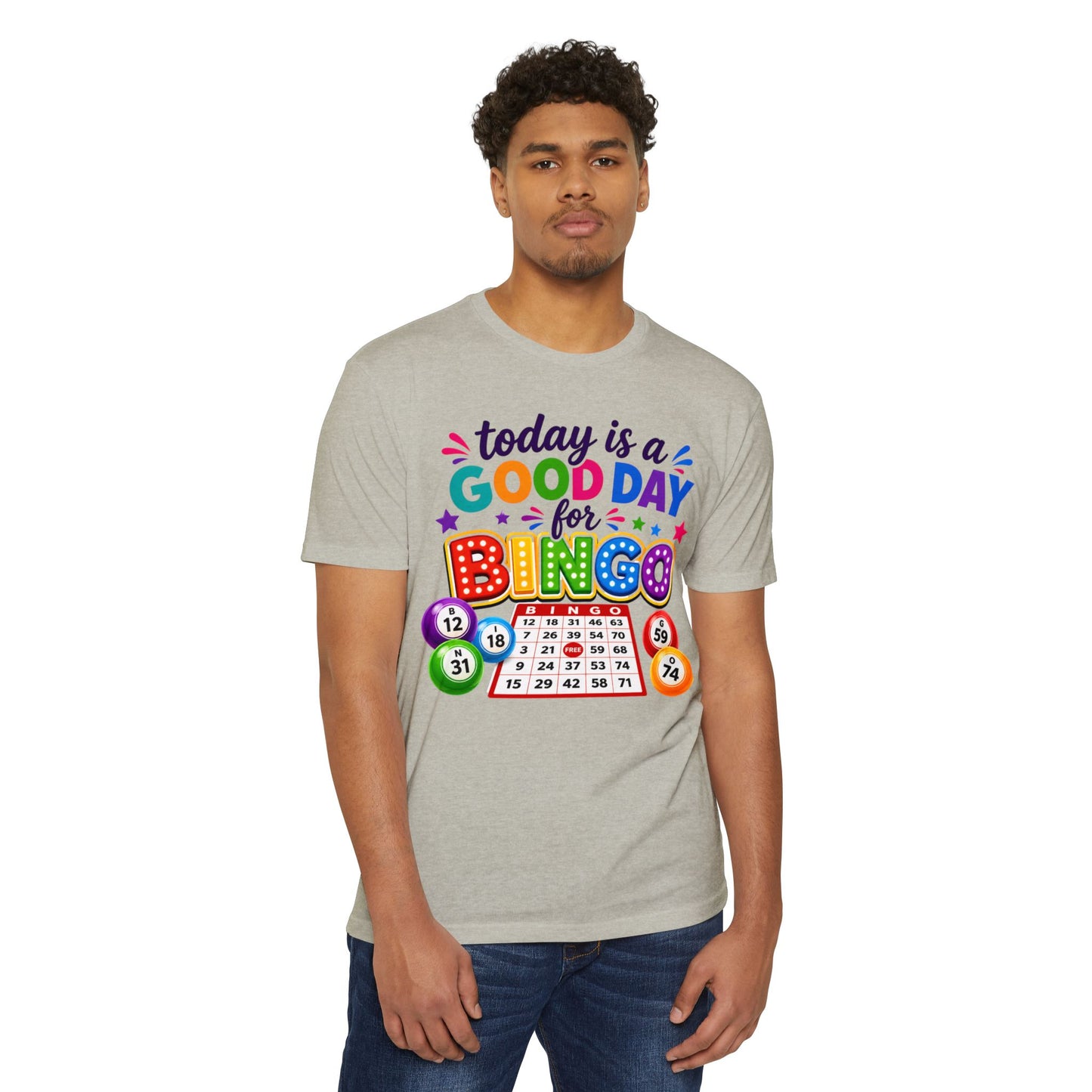 Bingo T-Shirt — "Today Is a Good Day for Bingo" Colorful Game Night Tee