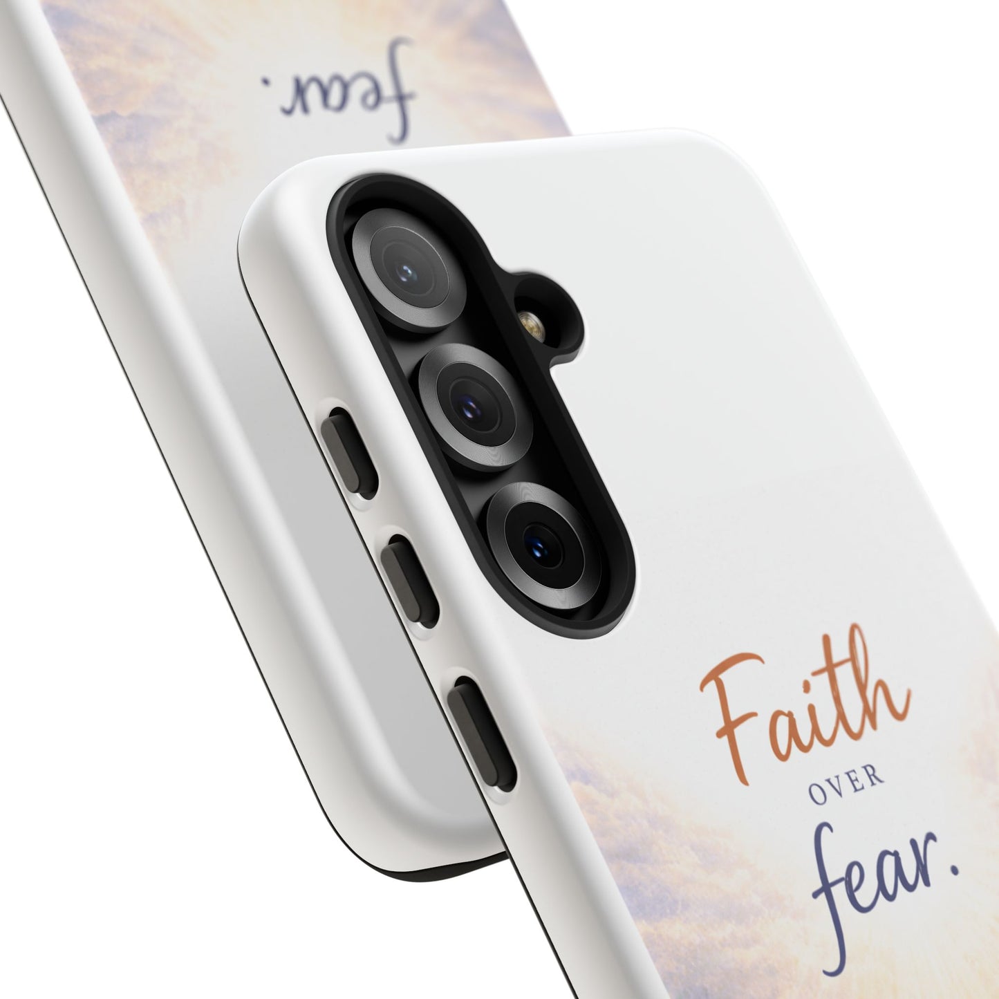 Faith Over Fear Phone Case — Inspirational Christian iPhone Cover