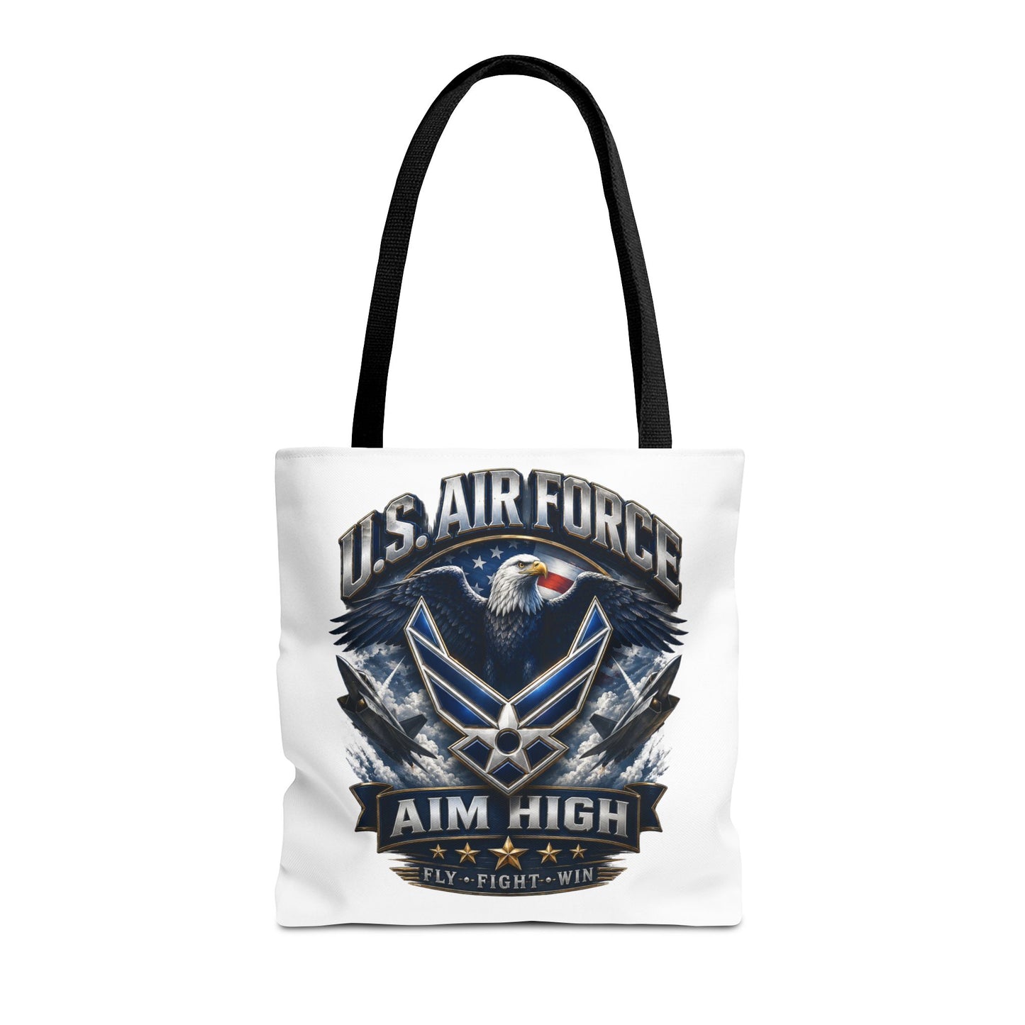 U.S. Air Force Aim High Tote Bag — Patriotic Eagle Military Tote