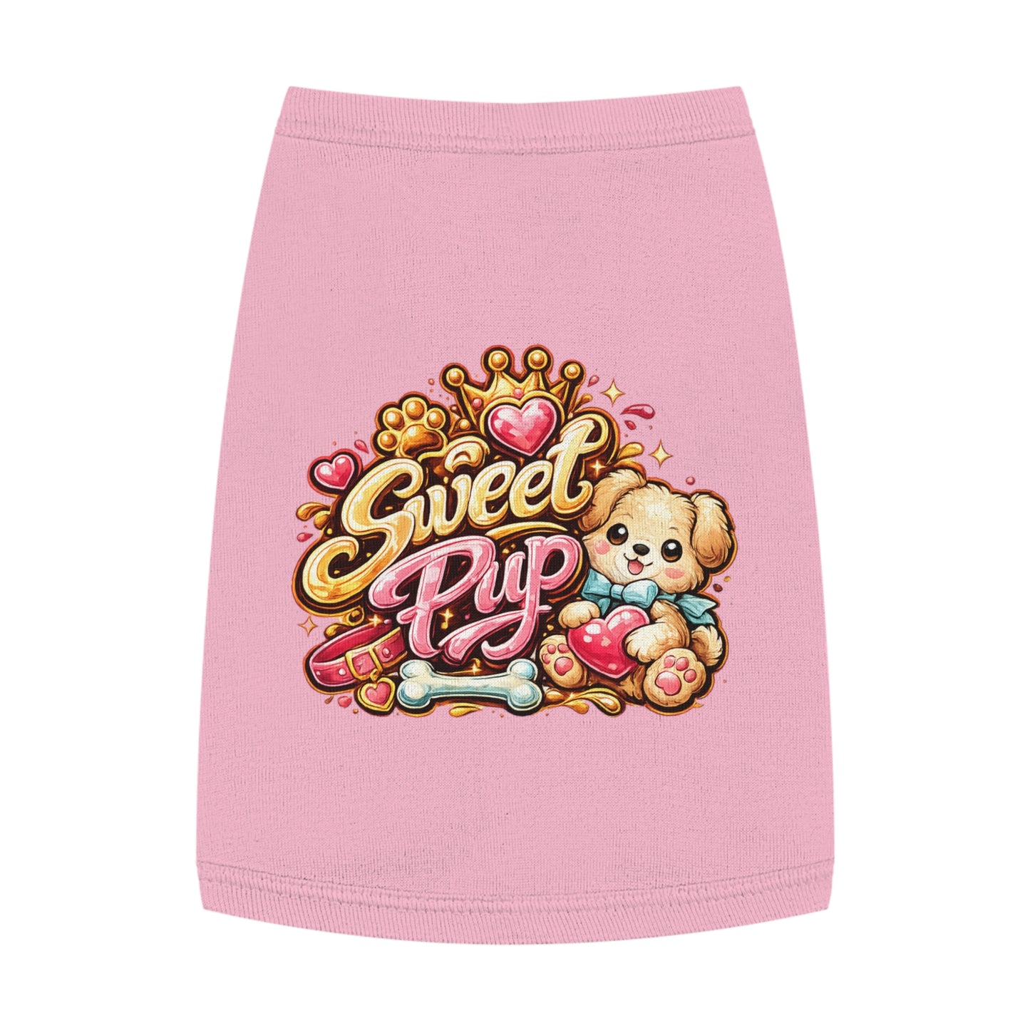 Sweet Pup Dog Tank Top — Cute Puppy Graphic Pet Tee