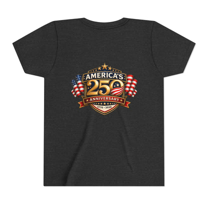 America's 250th Anniversary Youth Tee - Patriotic 1776–2026 Celebration Shirt