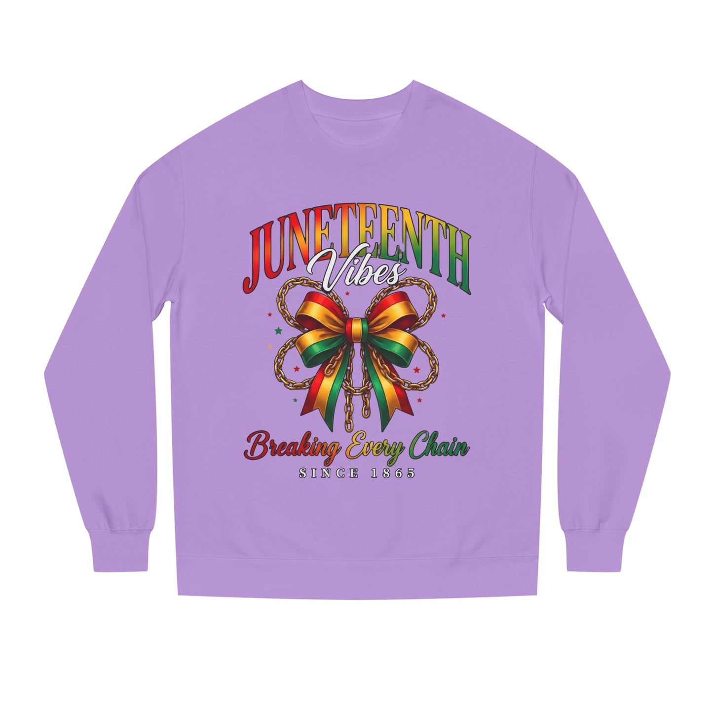Juneteenth Crewneck Sweatshirt — "Breaking Every Chain" Celebration Pullover