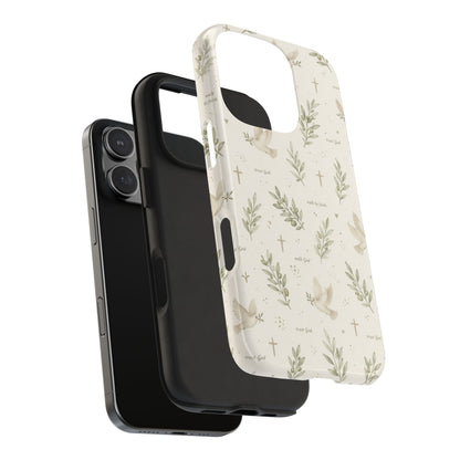 Walk By Faith Phone Case | Christian Floral iPhone Case