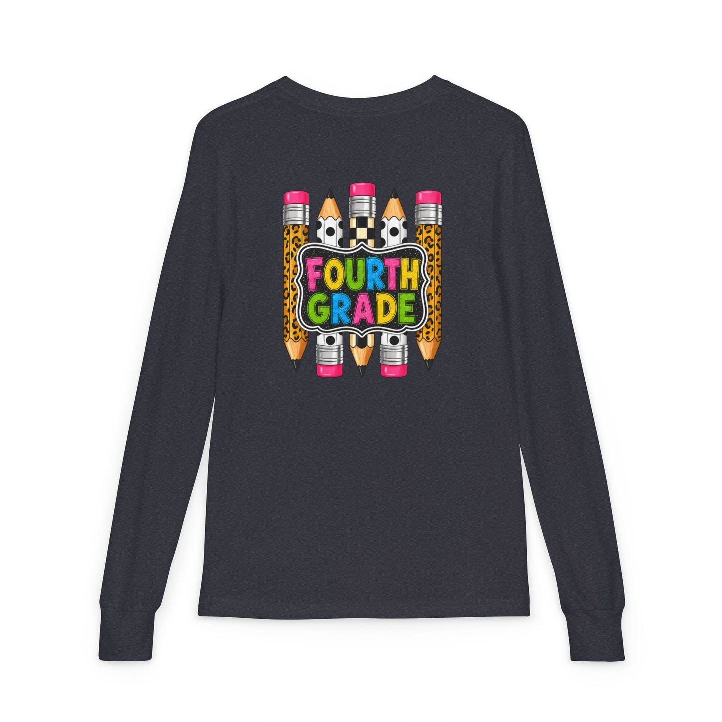 Fourth Grade Pencils Youth Long Sleeve Tee