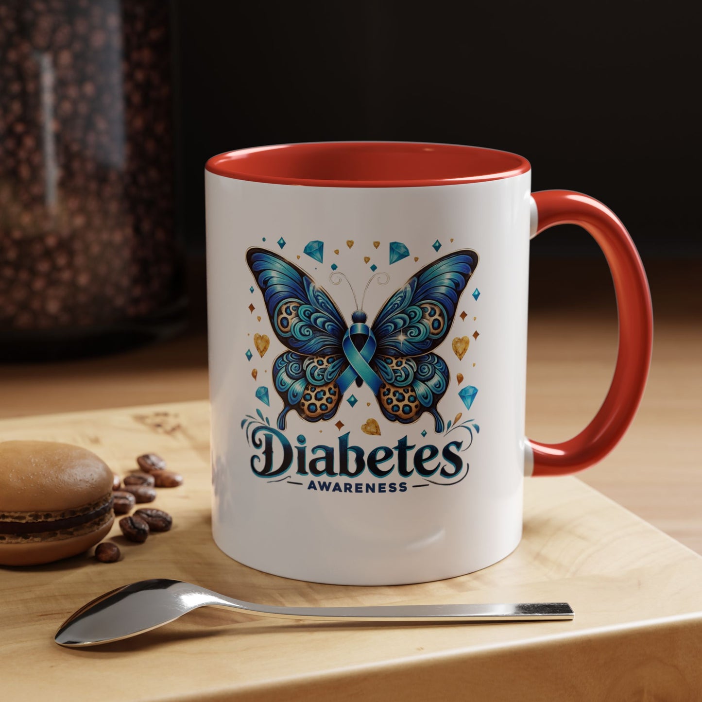 Diabetes Awareness Butterfly Coffee Mug (11/15oz)