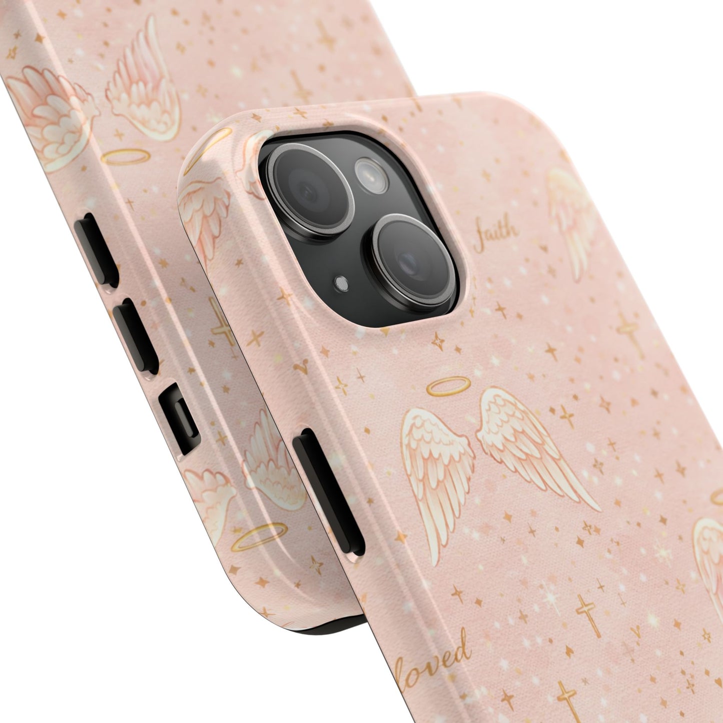 Faith & Grace Angels Phone Case | Christian floral iPhone Case