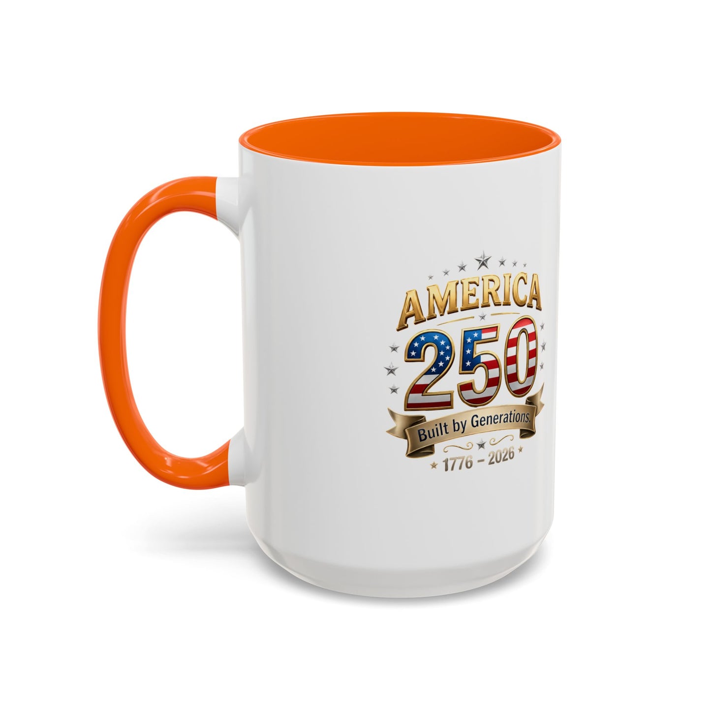 America 250 Coffee Mug — Patriotic 1776–2026 Anniversary Accent Mug