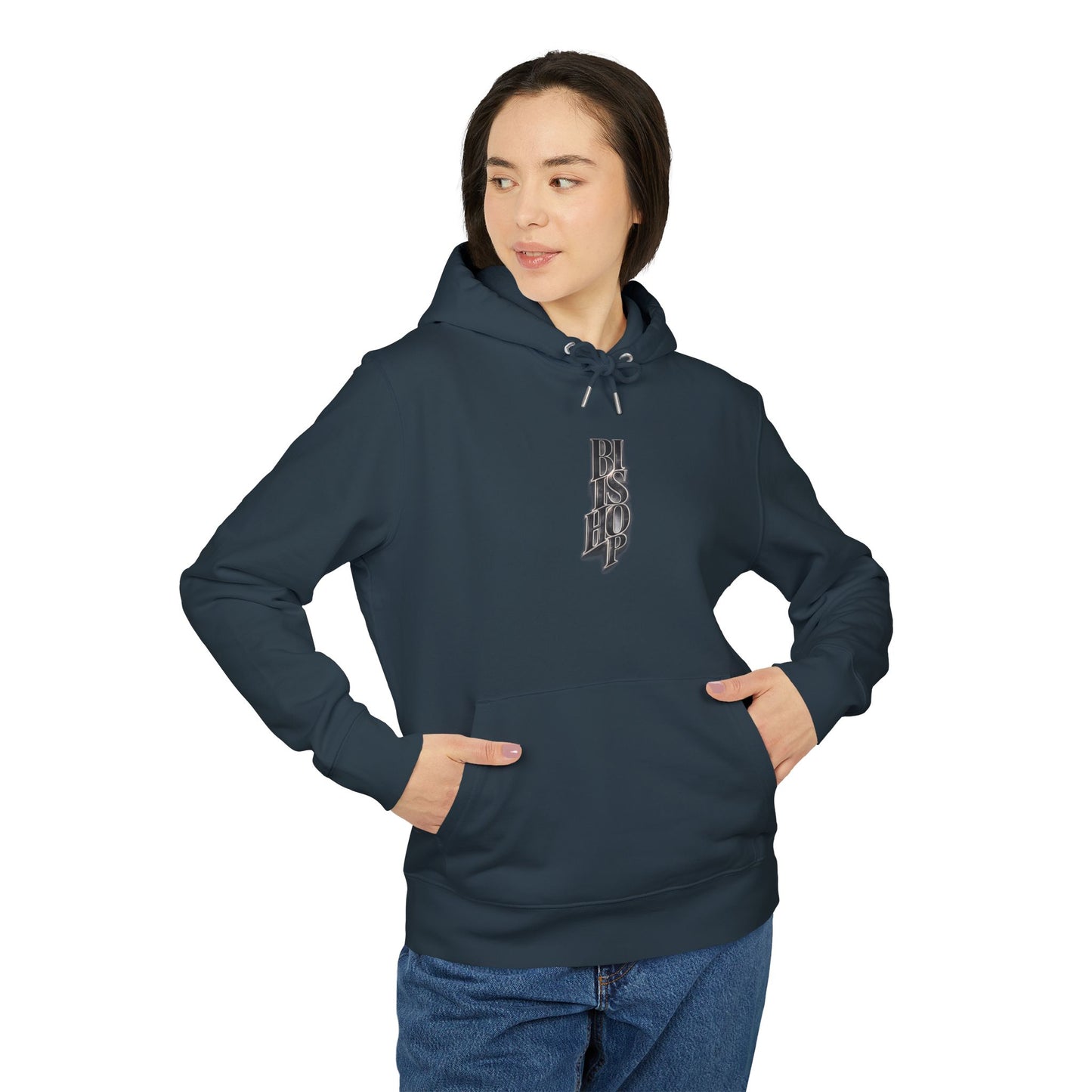 Bishop Vertical Gothic Logo Hoodie