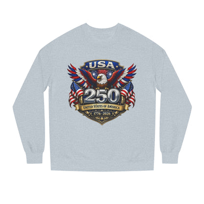 USA 250th Anniversary Eagle Sweatshirt — 1776-2026 Patriotic Crewneck