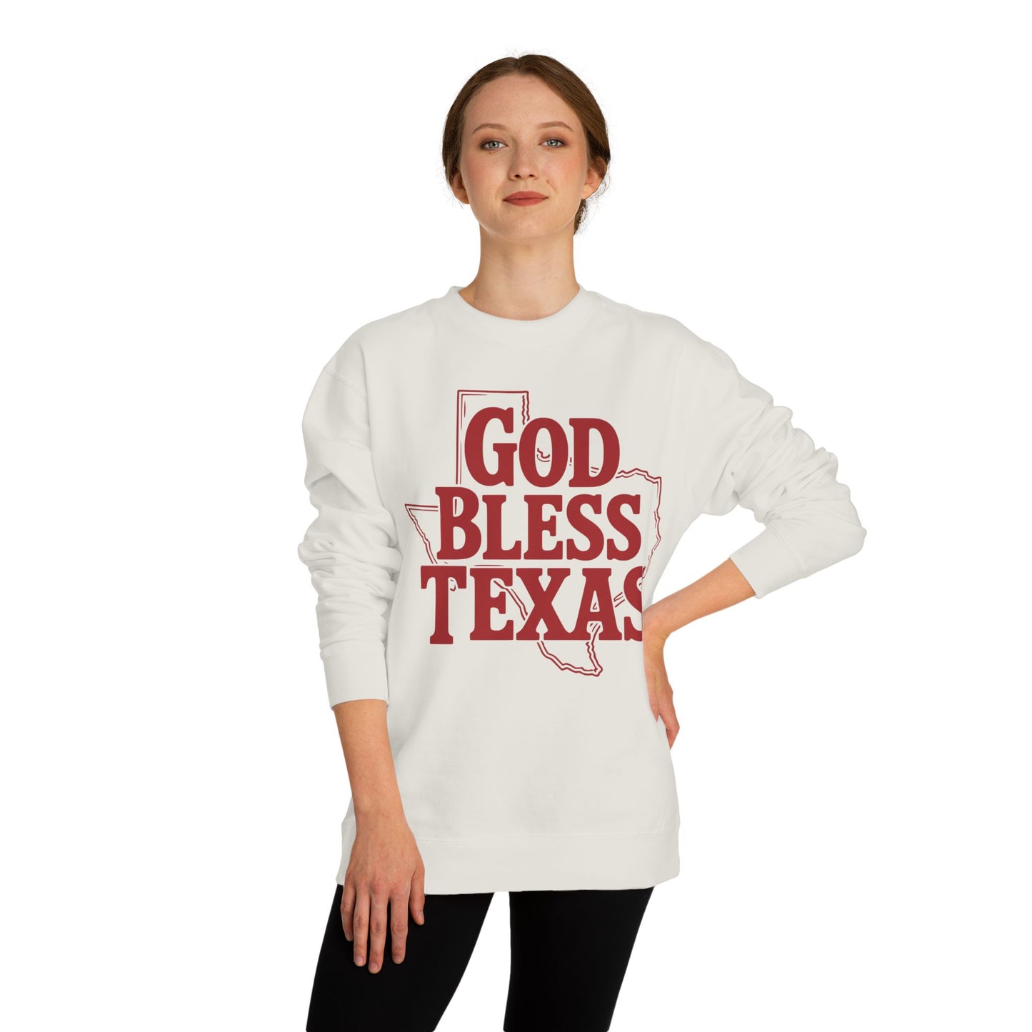God Bless Texas Sweatshirt — Texas Pride Crewneck