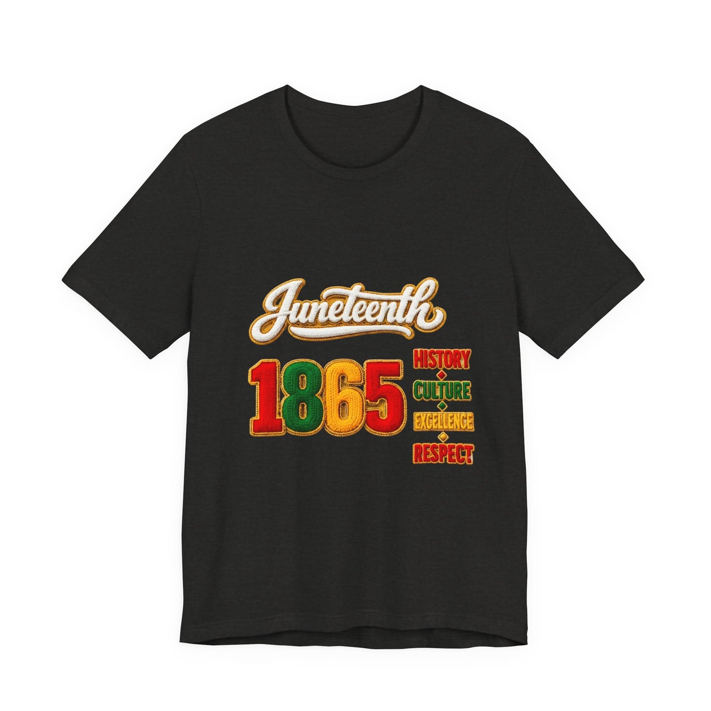 Juneteenth 1865 Tee — History • Culture • Excellence • Respect T-Shirt