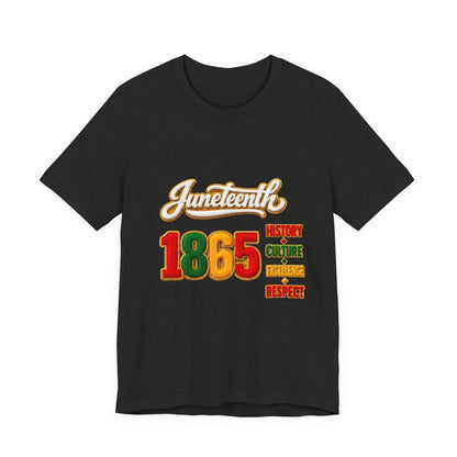Juneteenth 1865 Tee — History • Culture • Excellence • Respect T-Shirt