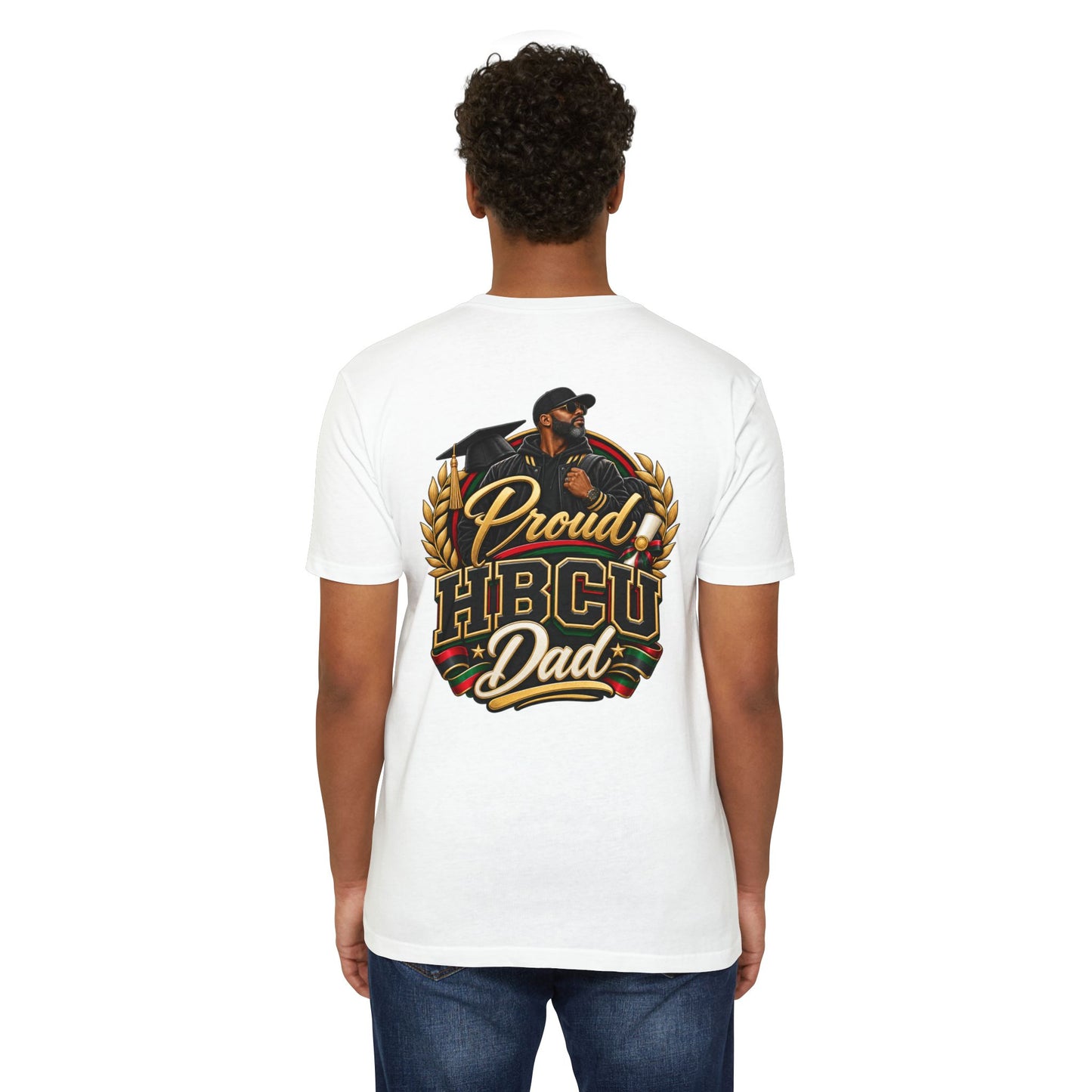 Proud HBCU Dad T-Shirt — Black College Graduation Dad Tee