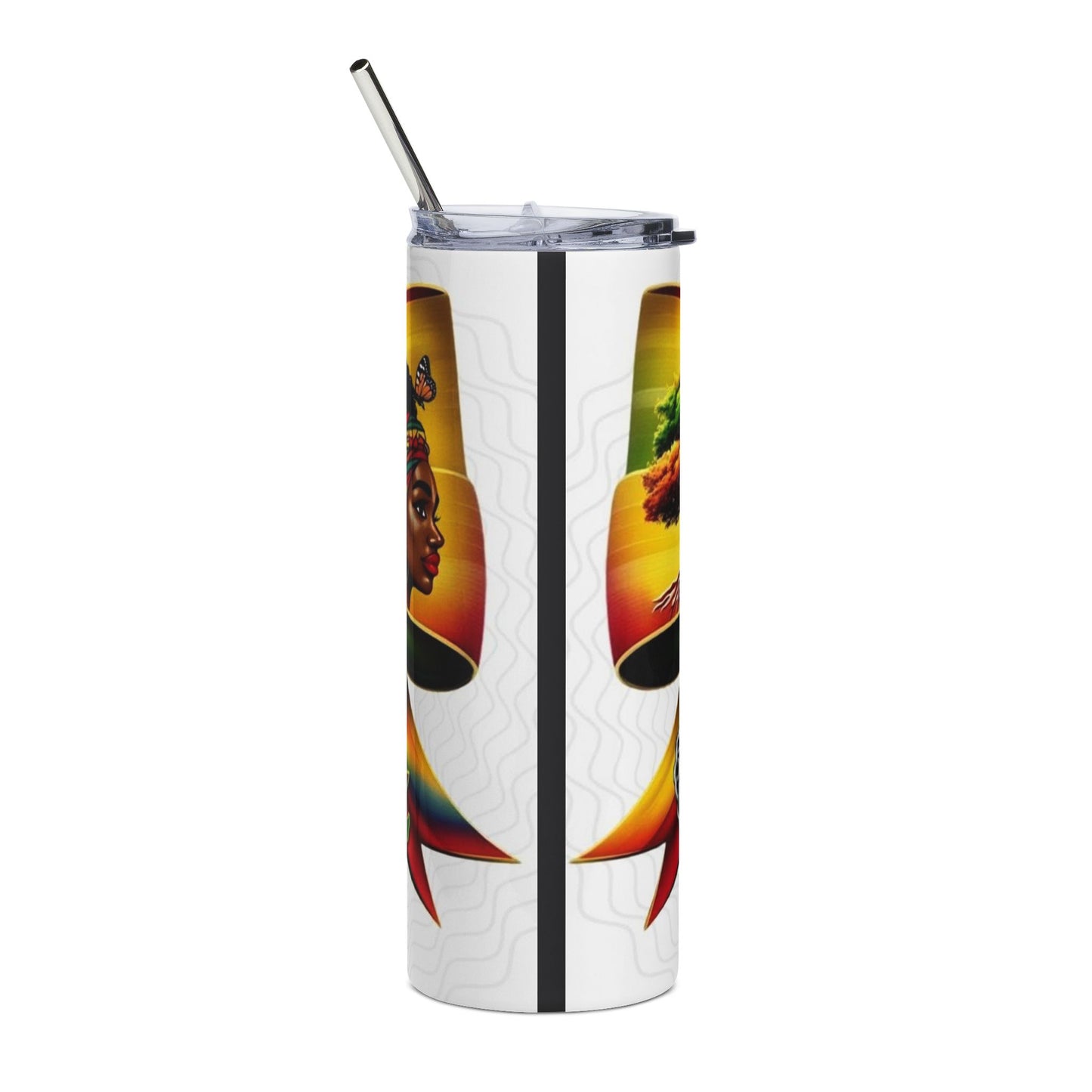 Black History Celebration Stainless Steel Tumbler — 20oz