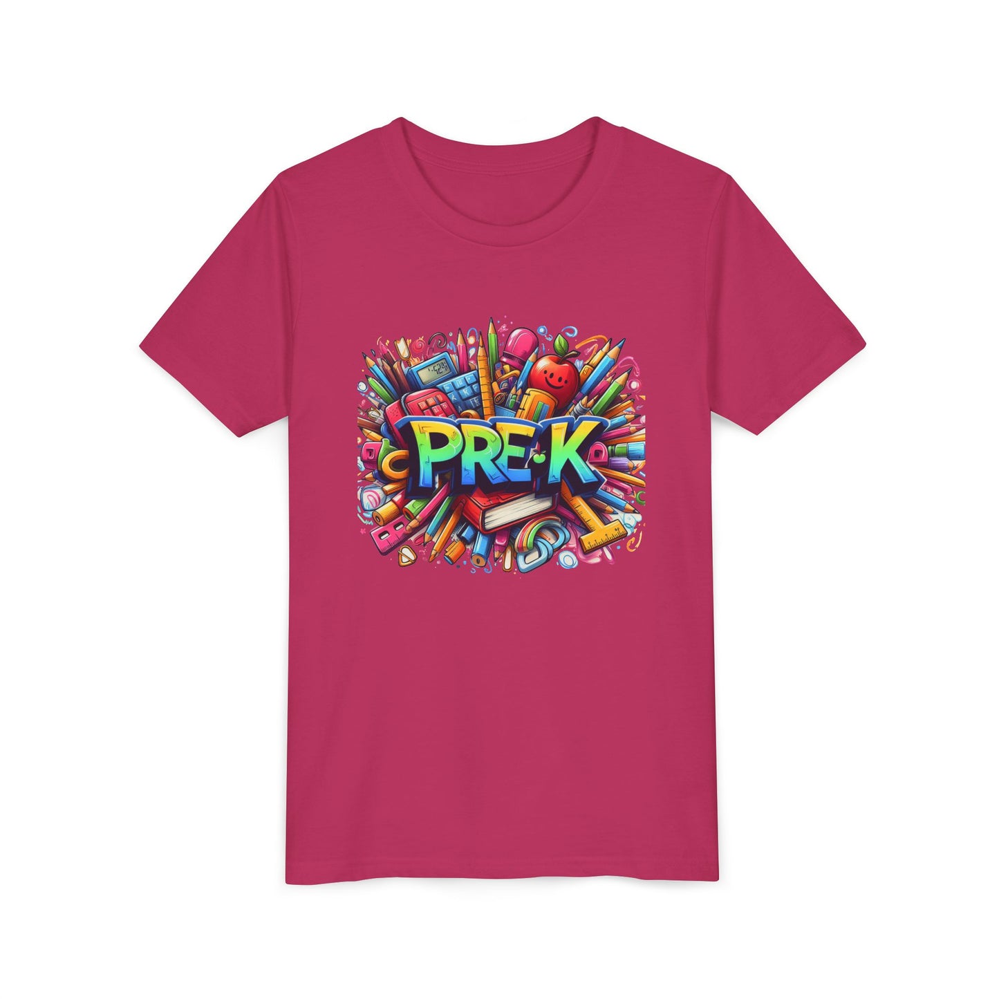 PRE-K Kids Tee — Colorful Back-to-School Pre-K Shirt for Preschoolers