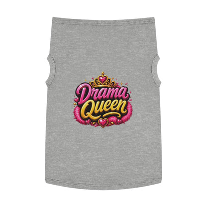 Drama Queen Pet Tank Top — Cute Royalty Dog Shirt
