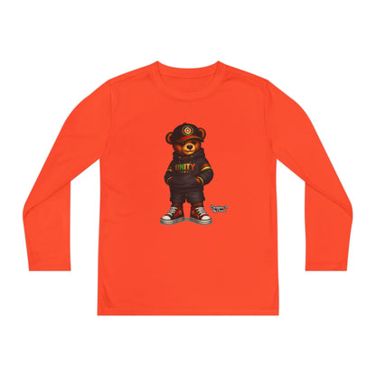 Youth Long Sleeve Tee — 'Unity' Streetwear Bear Graphic
