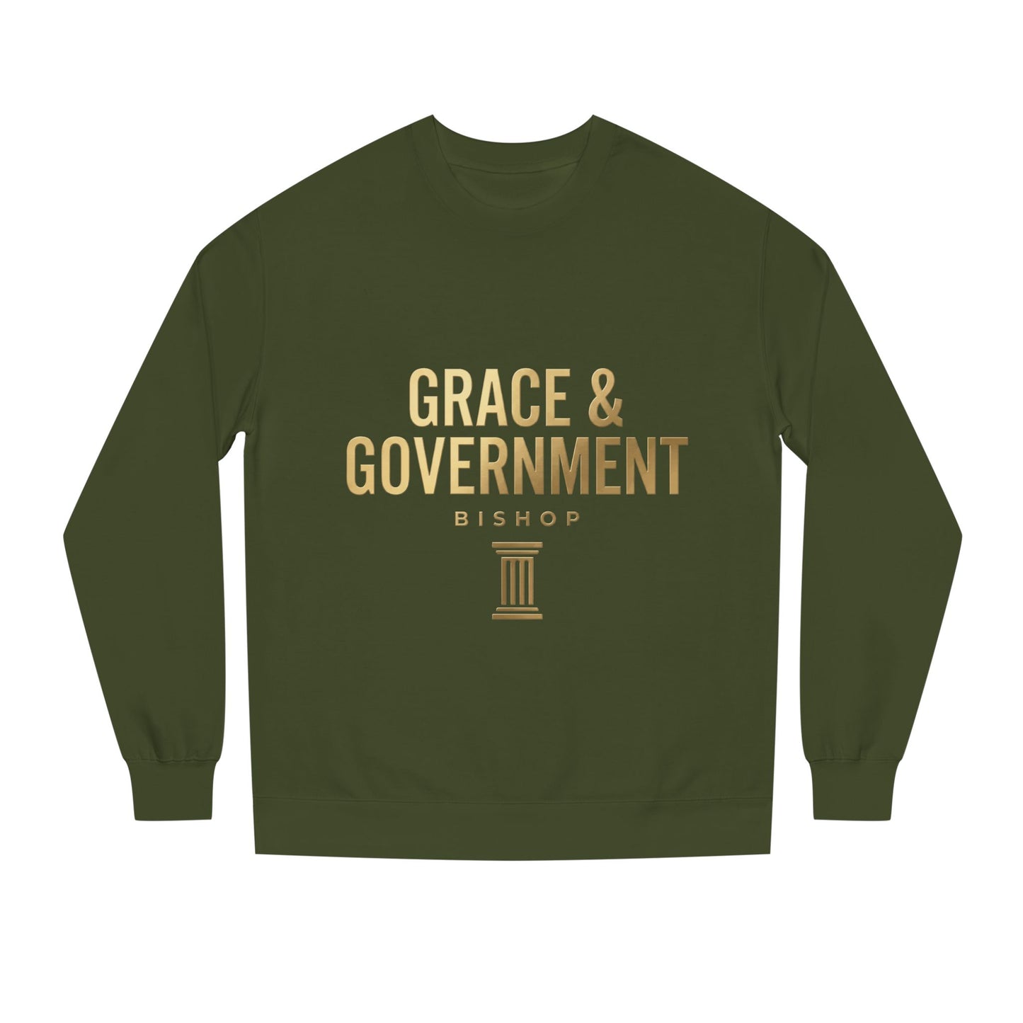 Grace & Government Sweatshirt — Bishop Logo Crewneck